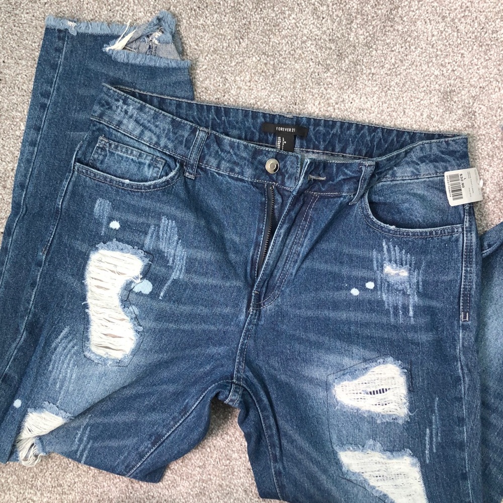 NWT Boyfriend Denim Jeans - Picture 3 of 5